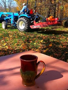 Keith headed to work